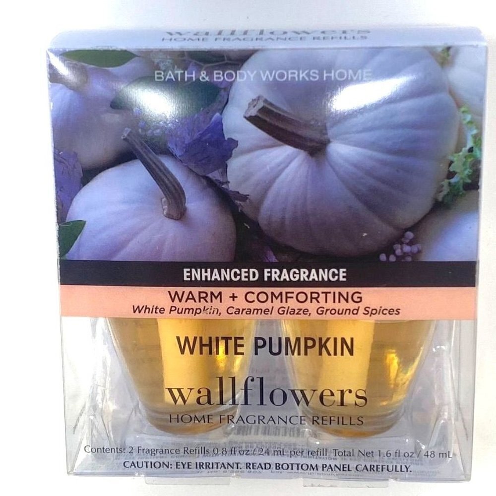 Bath & Body Works White Pumpkin Wallflower Fragrance Refill 2 Pack